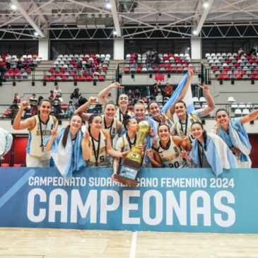 Remontada y gloria: Argentina campeona del Sudamericano Femenino de Básquet